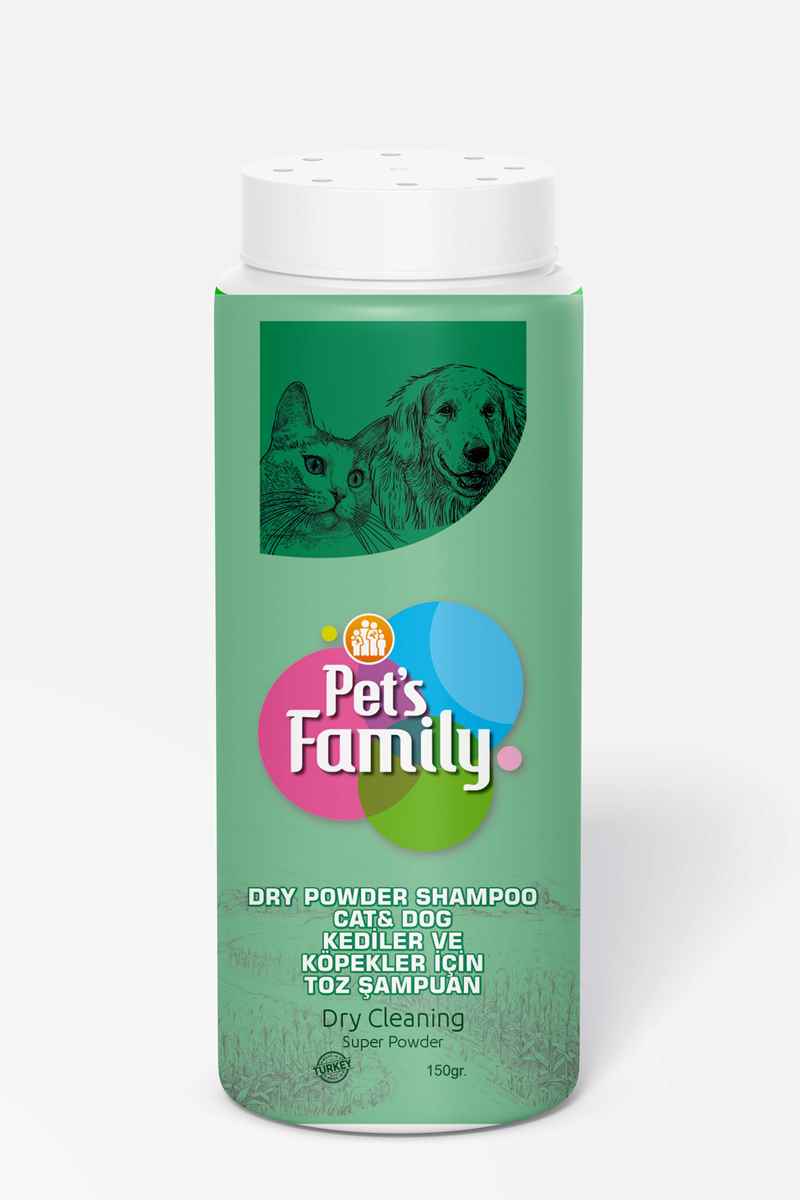 PETS FAMİLY KEDİ&KÖPEK TOZ ŞAMPUAN 150 GR